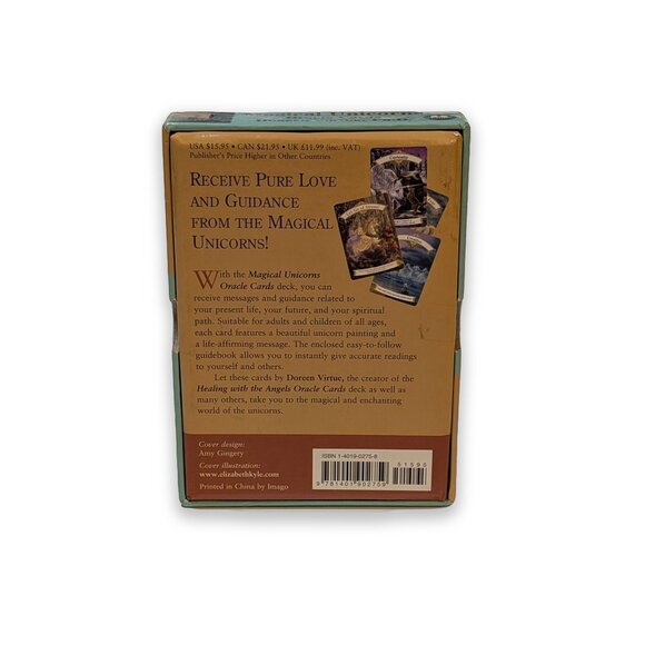 Magical Unicorn Oracle Cards by Doreen Virtue PhD (2005, Flash Cards, box set) - Picture 3 of 4